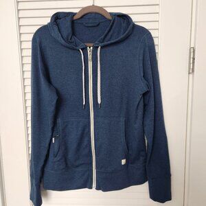 Vuori Halo Performance Hoodie Teal Blue - Size M